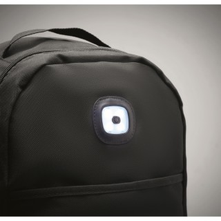 Mochila en RPET 600D con luz COB personalizada